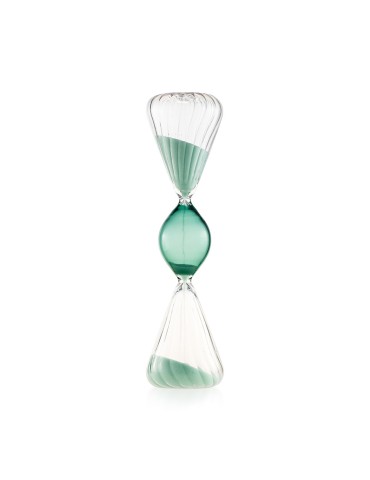 Clessidra con pallina verde 7,3x27 cm