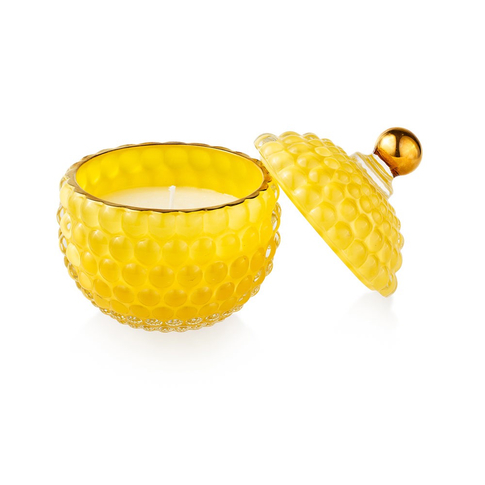 Candela bombata Gialla