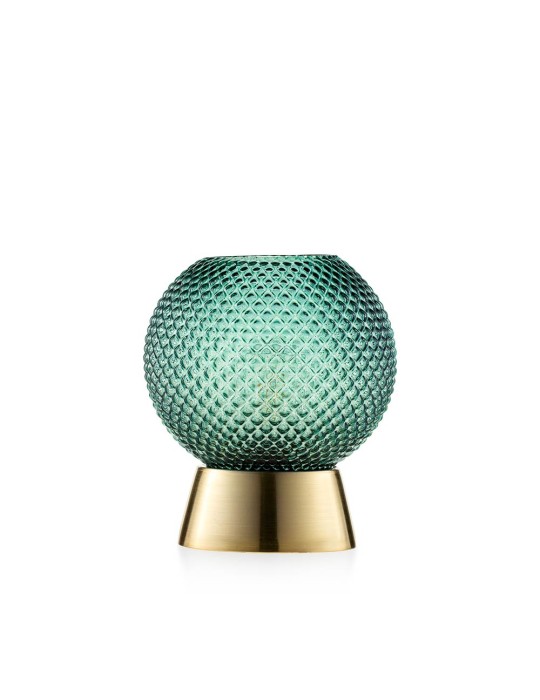 Cosmos Lampada da Tavolo Verde 14x16 cm