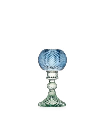 Candeliere pc paralume Blu