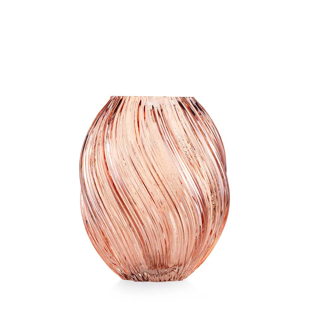 Vaso Spirale Ambra 18x21cm