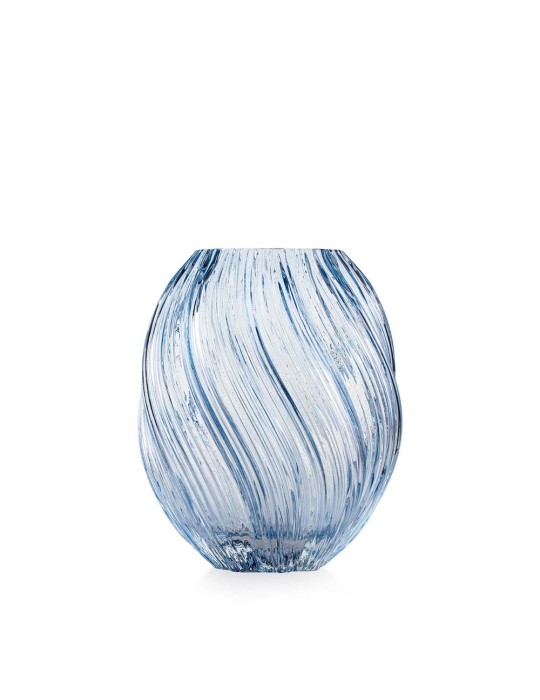 Vaso Spirale Blu 18x21cm