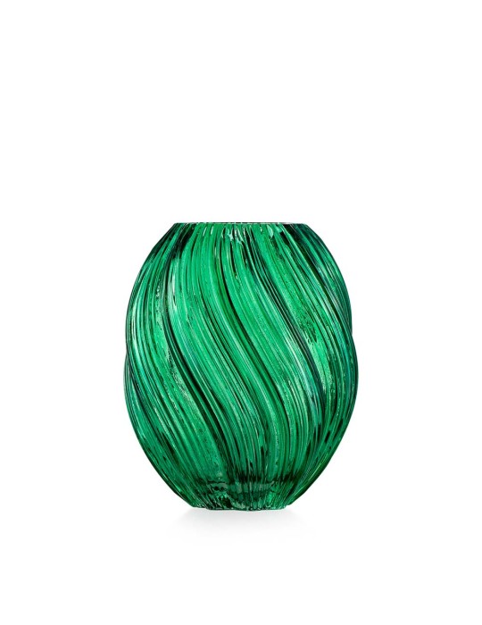 Vaso Spirale Verde 18x21cm