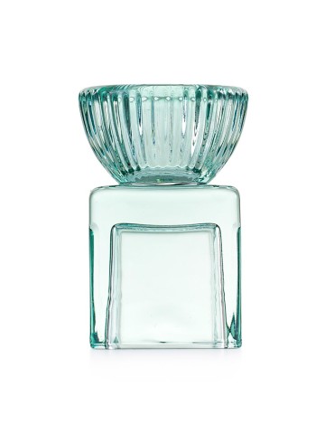 Candeliere mini cubo verde