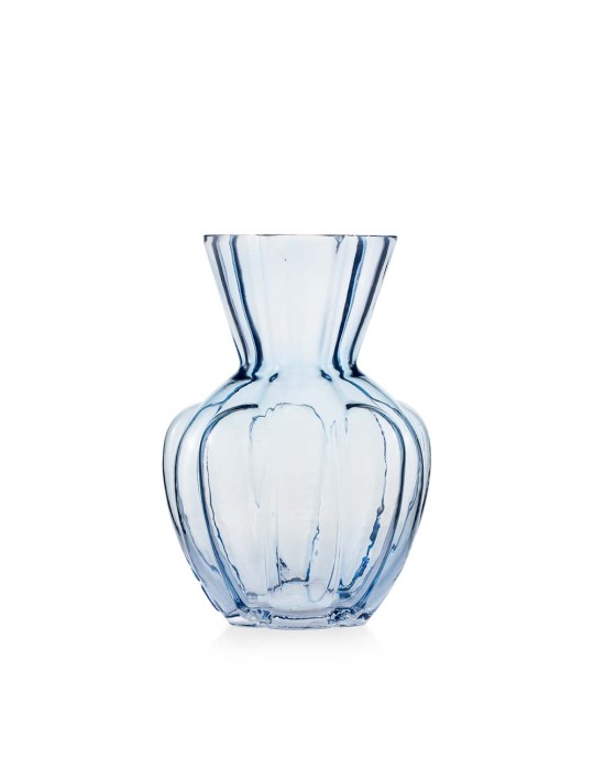 Vaso Tulipano Blu 17x24,5cm