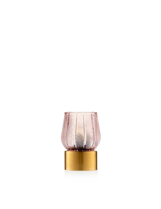 Lampada a foglie Cipria 8,5x12 cm