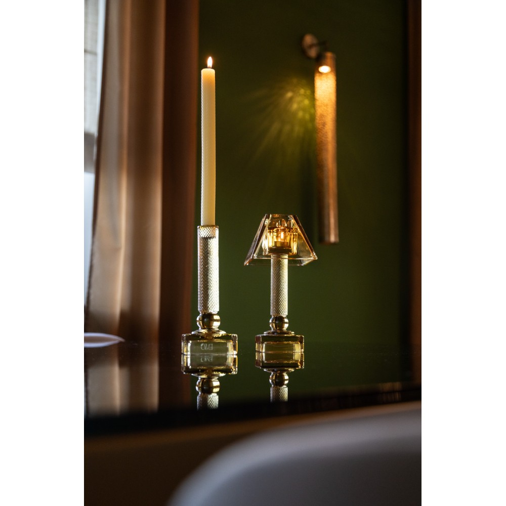 Candeliere quadrato Ambra