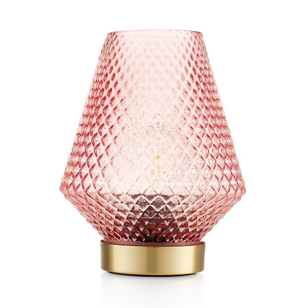 Lampada da tavolo cipria