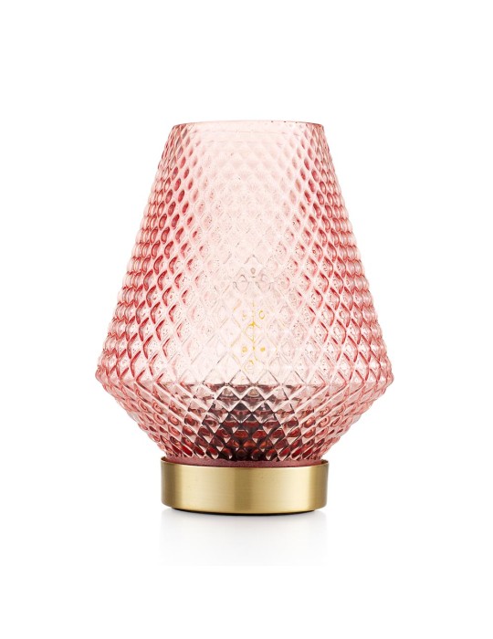 Lampada da tavolo cipria