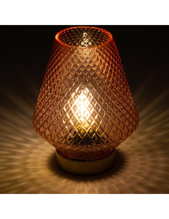Lampada da tavolo cipria