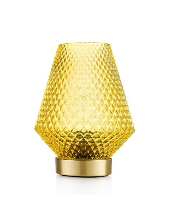 Lampada da tavolo gialla