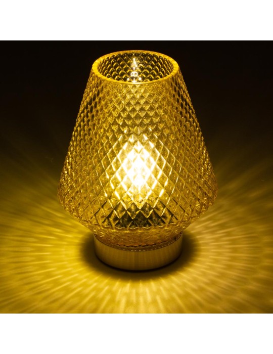 Lampada da tavolo gialla