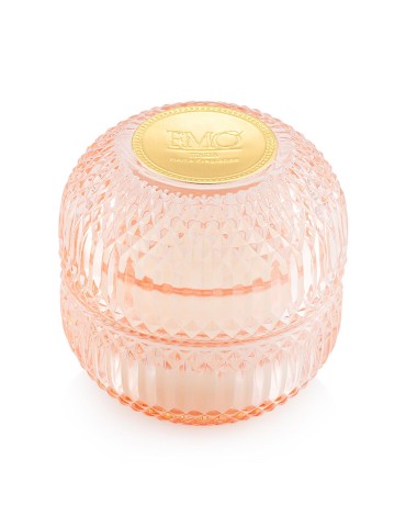 Candela in vetro Cipria