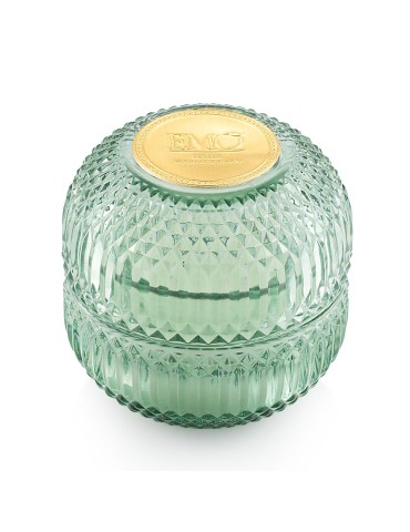 Candela in vetro Verde