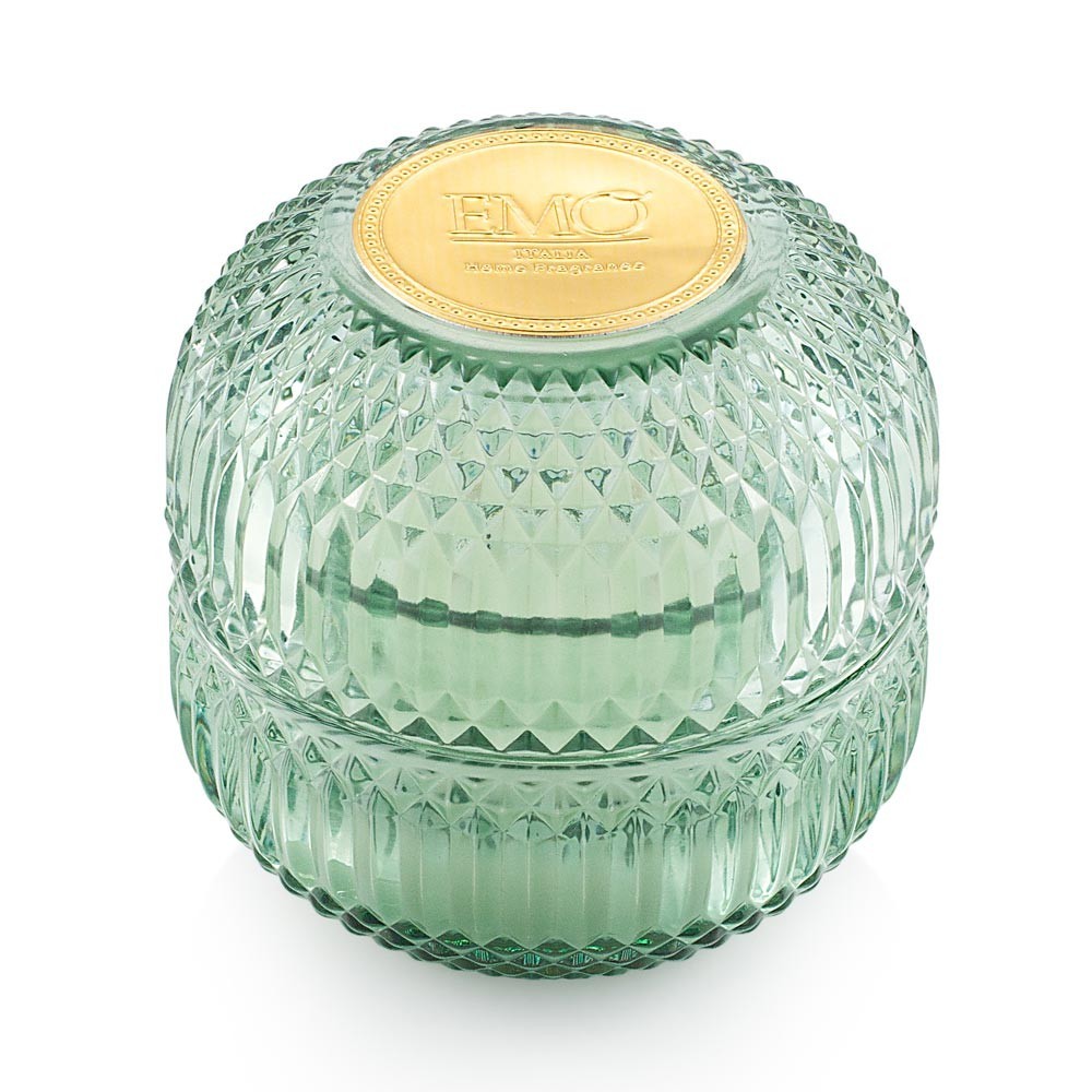 Candela in vetro Verde