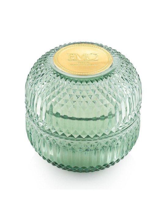 Candela in vetro Verde