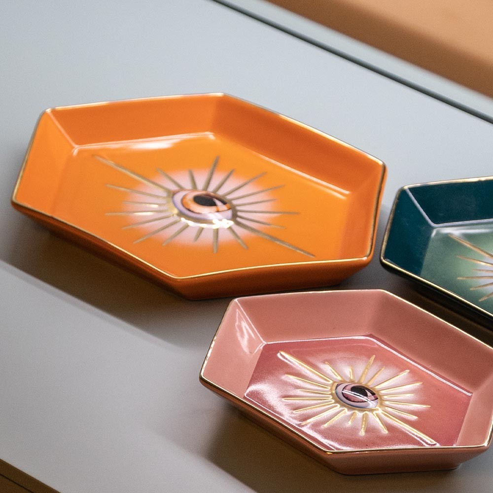 Svuotatasche in porcellana Arancione