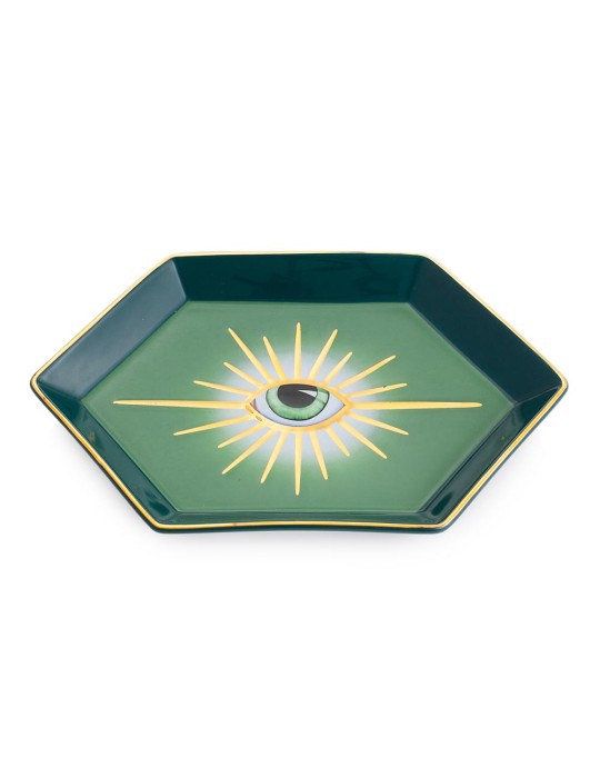 Svuotatasche in porcellana Verde