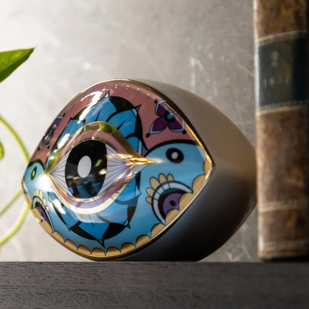 Fermacarte in porcellana