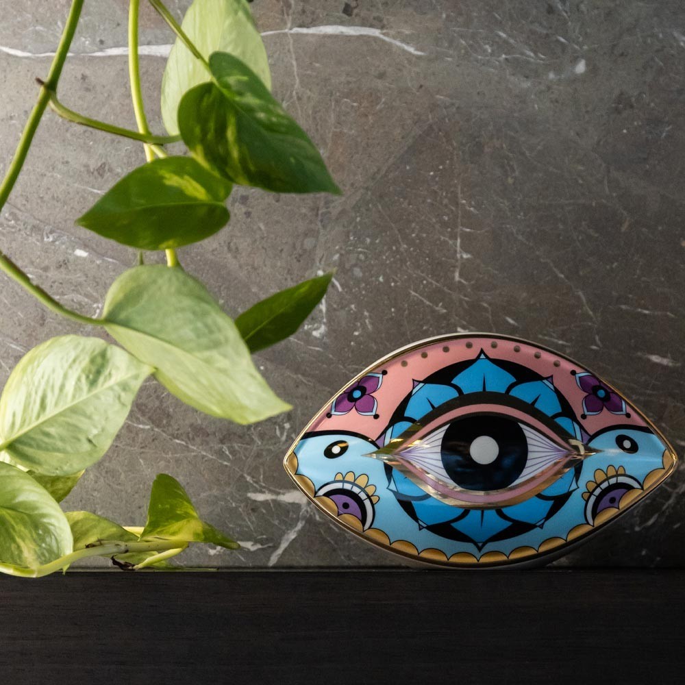 Fermacarte in porcellana