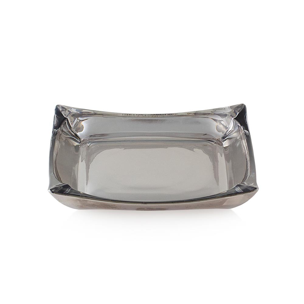 Svuotatasche piano in cristallo fumè Notte