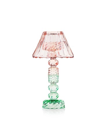 Candeliere gr con paralume Rosso