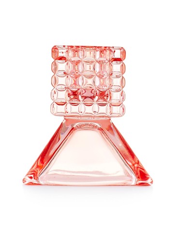 Candeliere mini triangolare cipria