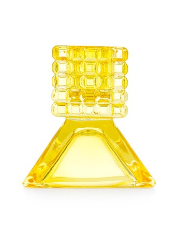 Candeliere mini triangolare giallo